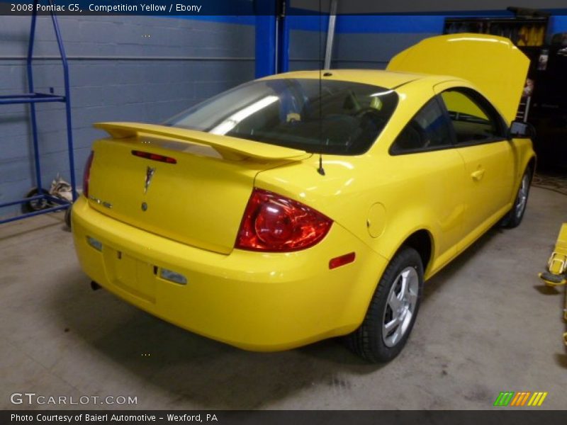 Competition Yellow / Ebony 2008 Pontiac G5