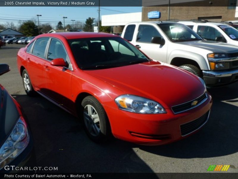 Victory Red / Medium Gray 2005 Chevrolet Impala