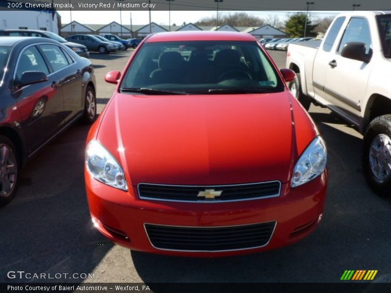 Victory Red / Medium Gray 2005 Chevrolet Impala