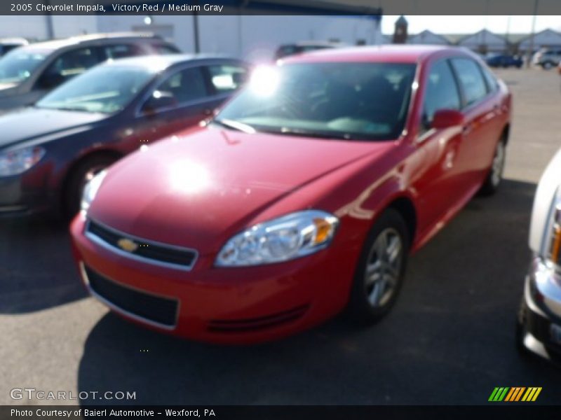 Victory Red / Medium Gray 2005 Chevrolet Impala