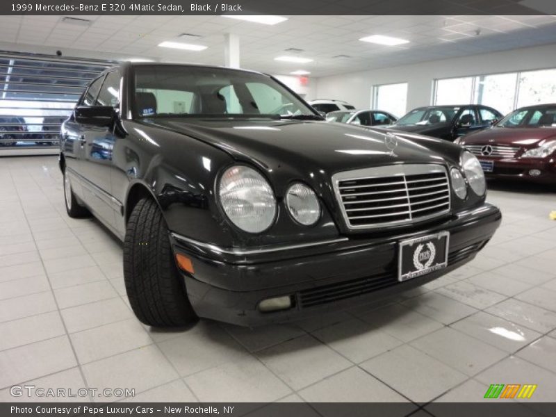 Black / Black 1999 Mercedes-Benz E 320 4Matic Sedan