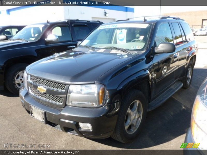 Black Granite Metallic / Light Gray 2008 Chevrolet TrailBlazer LT 4x4