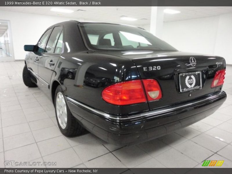 Black / Black 1999 Mercedes-Benz E 320 4Matic Sedan