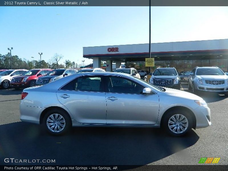 Classic Silver Metallic / Ash 2012 Toyota Camry L