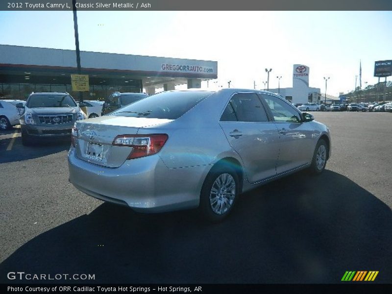 Classic Silver Metallic / Ash 2012 Toyota Camry L