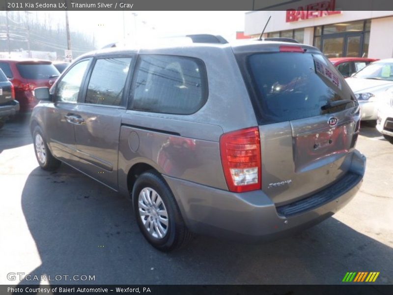 Titanium Silver / Gray 2011 Kia Sedona LX