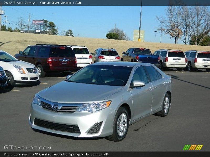 Front 3/4 View of 2012 Camry L