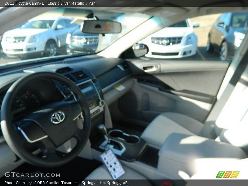 Classic Silver Metallic / Ash 2012 Toyota Camry L