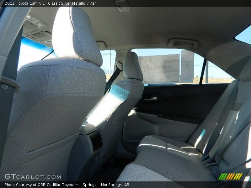 Classic Silver Metallic / Ash 2012 Toyota Camry L
