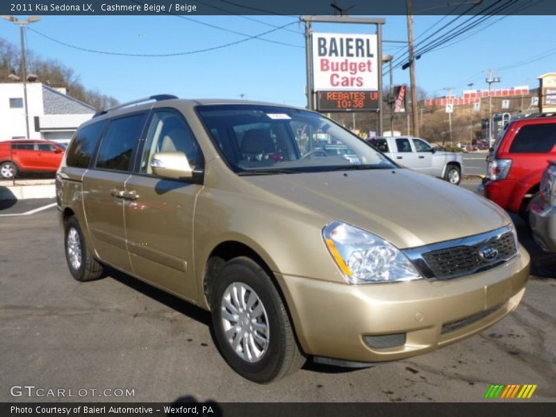 Cashmere Beige / Beige 2011 Kia Sedona LX