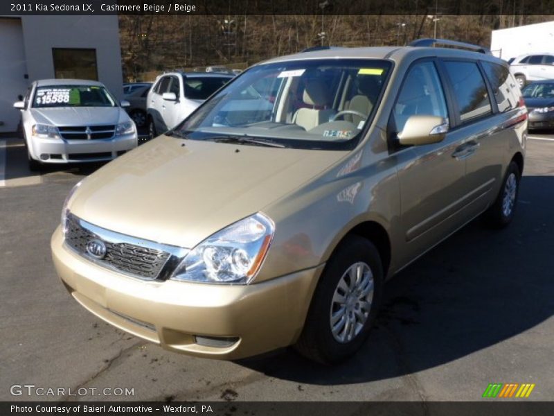 Cashmere Beige / Beige 2011 Kia Sedona LX