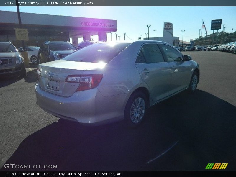 Classic Silver Metallic / Ash 2012 Toyota Camry LE