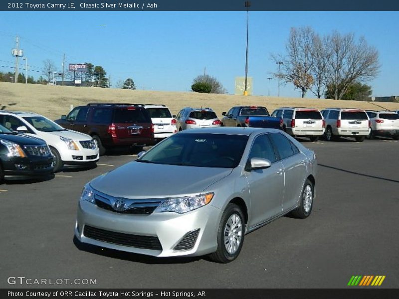Classic Silver Metallic / Ash 2012 Toyota Camry LE