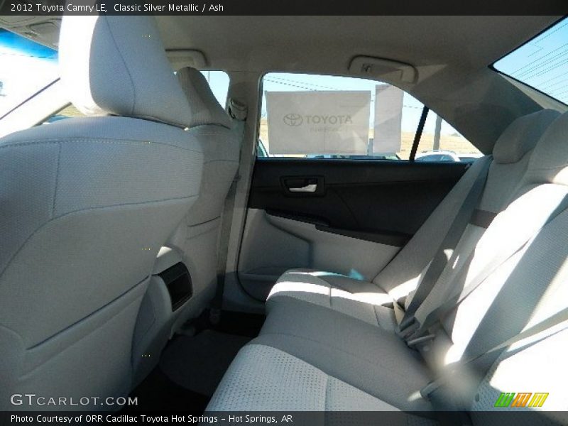 Classic Silver Metallic / Ash 2012 Toyota Camry LE