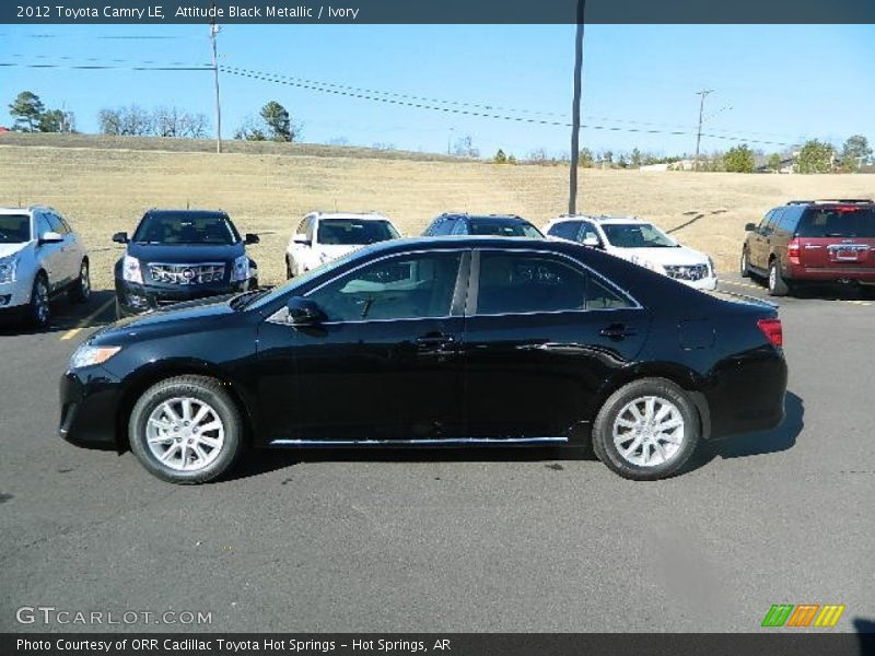 Attitude Black Metallic / Ivory 2012 Toyota Camry LE