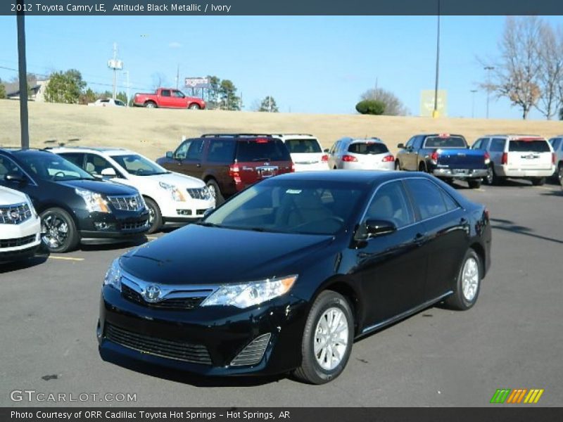Attitude Black Metallic / Ivory 2012 Toyota Camry LE