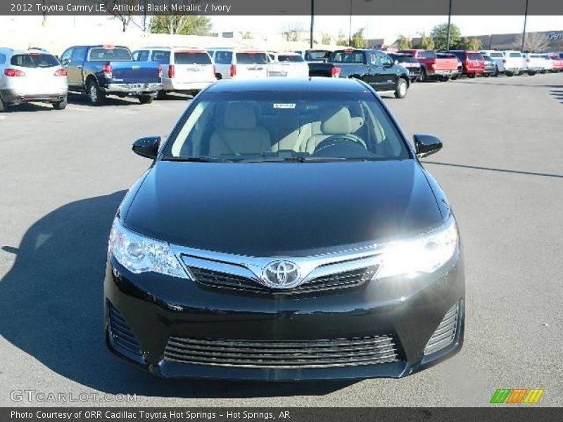 Attitude Black Metallic / Ivory 2012 Toyota Camry LE