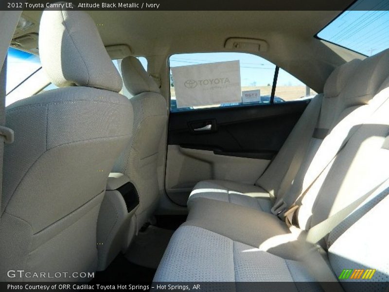 Attitude Black Metallic / Ivory 2012 Toyota Camry LE
