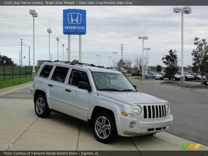 Bright Silver Metallic / Dark Slate Gray/Medium Slate Gray 2009 Jeep Patriot Limited