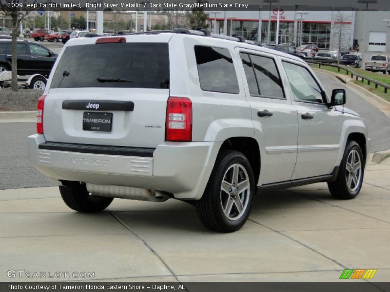 Bright Silver Metallic / Dark Slate Gray/Medium Slate Gray 2009 Jeep Patriot Limited