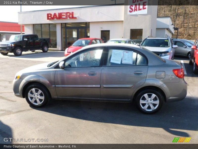 Titanium / Gray 2011 Kia Rio LX