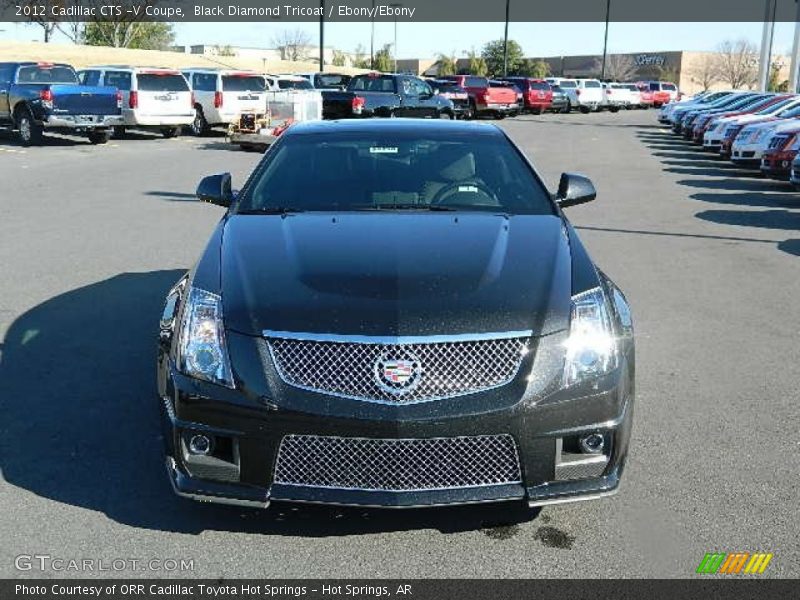 Black Diamond Tricoat / Ebony/Ebony 2012 Cadillac CTS -V Coupe
