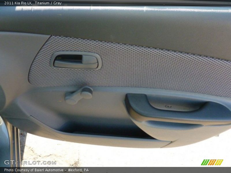 Titanium / Gray 2011 Kia Rio LX