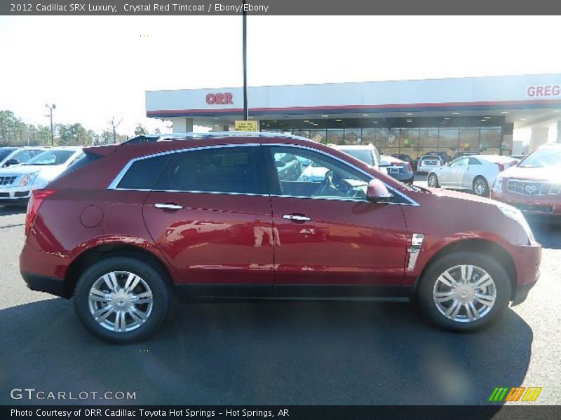 Crystal Red Tintcoat / Ebony/Ebony 2012 Cadillac SRX Luxury