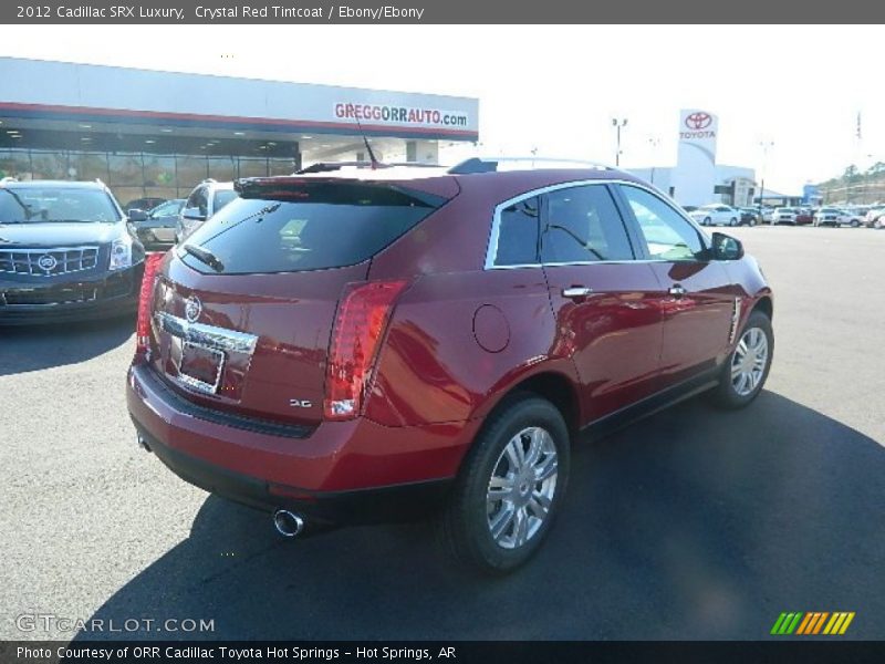 Crystal Red Tintcoat / Ebony/Ebony 2012 Cadillac SRX Luxury
