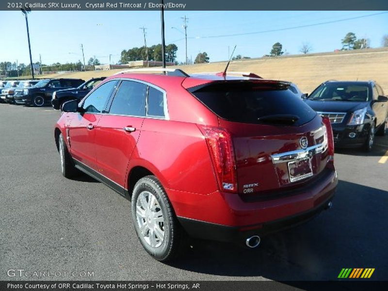 Crystal Red Tintcoat / Ebony/Ebony 2012 Cadillac SRX Luxury