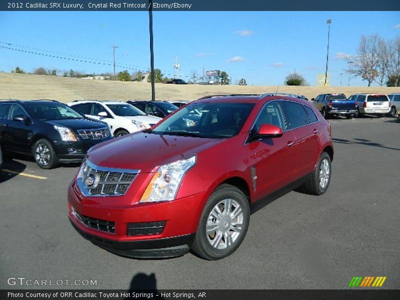 Crystal Red Tintcoat / Ebony/Ebony 2012 Cadillac SRX Luxury
