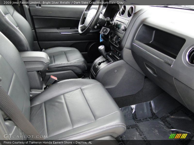 Bright Silver Metallic / Dark Slate Gray/Medium Slate Gray 2009 Jeep Patriot Limited