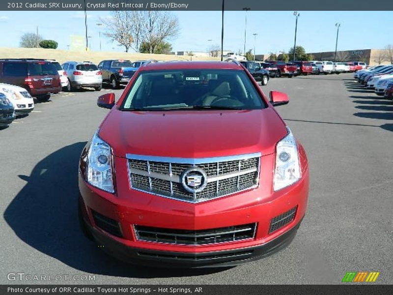 Crystal Red Tintcoat / Ebony/Ebony 2012 Cadillac SRX Luxury