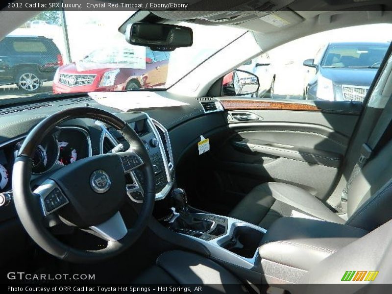Crystal Red Tintcoat / Ebony/Ebony 2012 Cadillac SRX Luxury