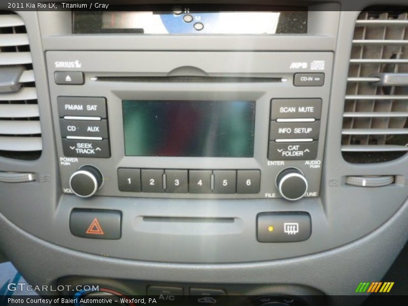 Titanium / Gray 2011 Kia Rio LX