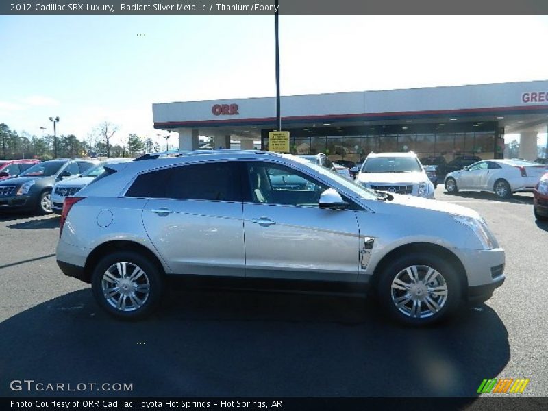 Radiant Silver Metallic / Titanium/Ebony 2012 Cadillac SRX Luxury