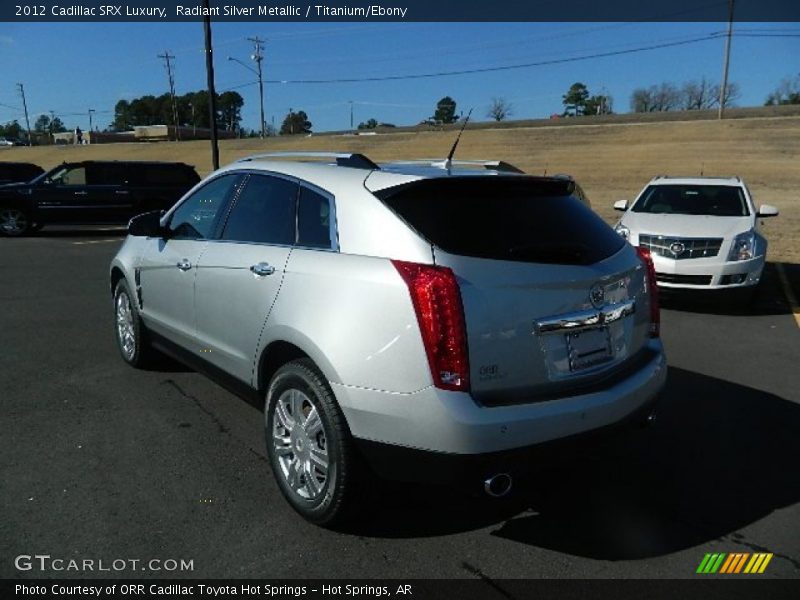 Radiant Silver Metallic / Titanium/Ebony 2012 Cadillac SRX Luxury