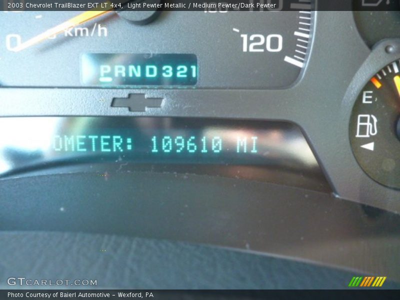 Light Pewter Metallic / Medium Pewter/Dark Pewter 2003 Chevrolet TrailBlazer EXT LT 4x4