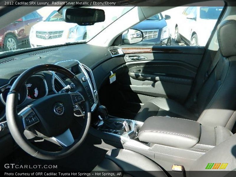 Radiant Silver Metallic / Ebony/Ebony 2012 Cadillac SRX Luxury