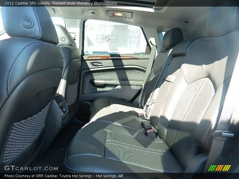 Radiant Silver Metallic / Ebony/Ebony 2012 Cadillac SRX Luxury