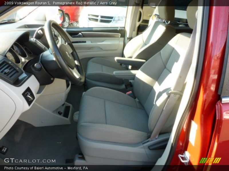 Pomegranate Red Metallic / Aero Grey 2009 Volkswagen Routan S