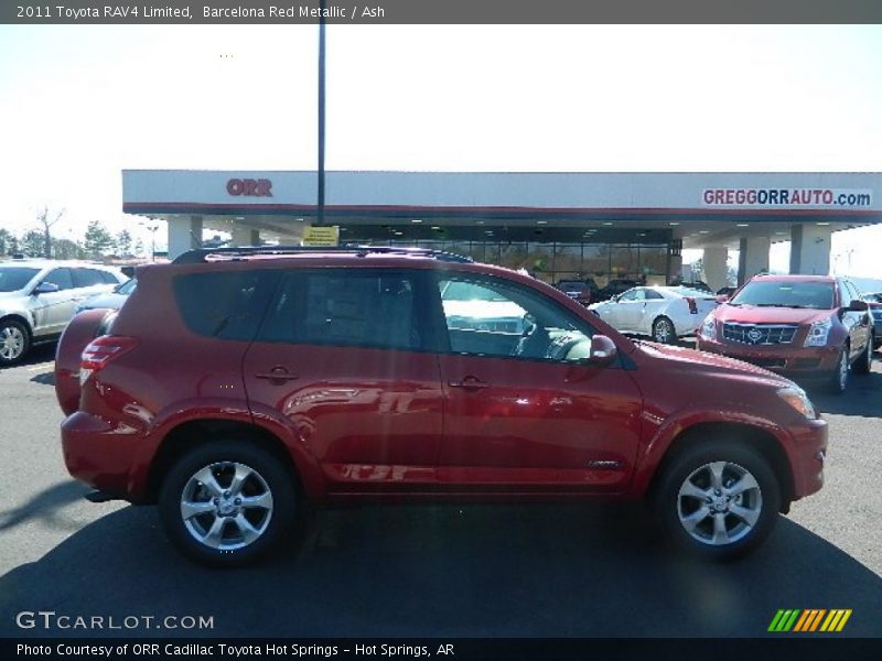 Barcelona Red Metallic / Ash 2011 Toyota RAV4 Limited