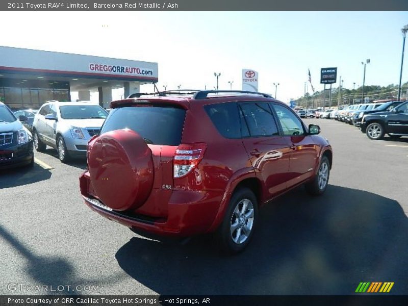 Barcelona Red Metallic / Ash 2011 Toyota RAV4 Limited