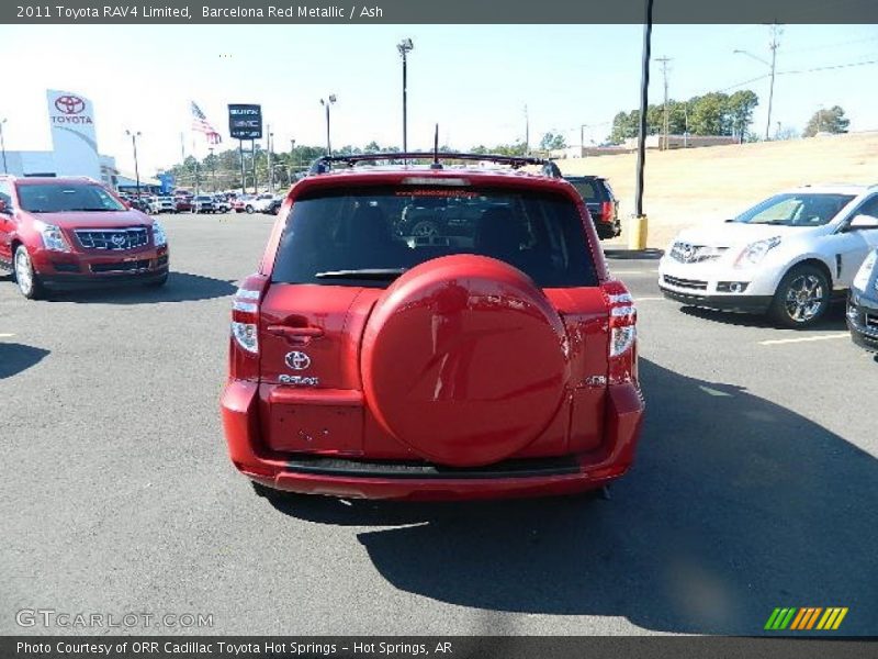 Barcelona Red Metallic / Ash 2011 Toyota RAV4 Limited