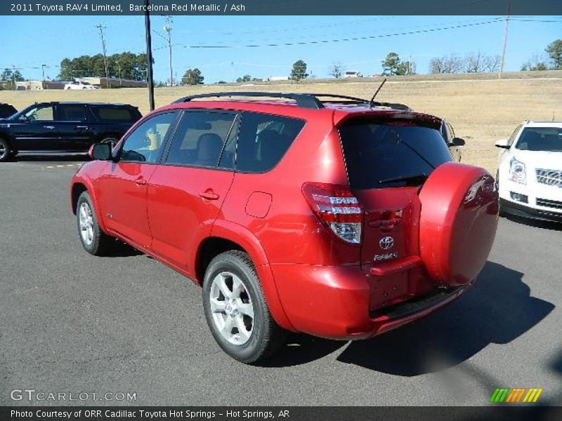 Barcelona Red Metallic / Ash 2011 Toyota RAV4 Limited