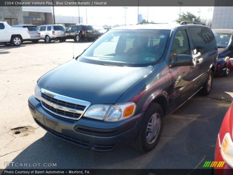 Blue Granite Metallic / Neutral 2004 Chevrolet Venture Plus