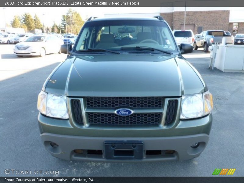 Estate Green Metallic / Medium Pebble 2003 Ford Explorer Sport Trac XLT