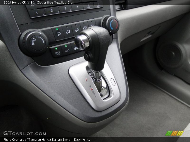 Glacier Blue Metallic / Gray 2009 Honda CR-V EX