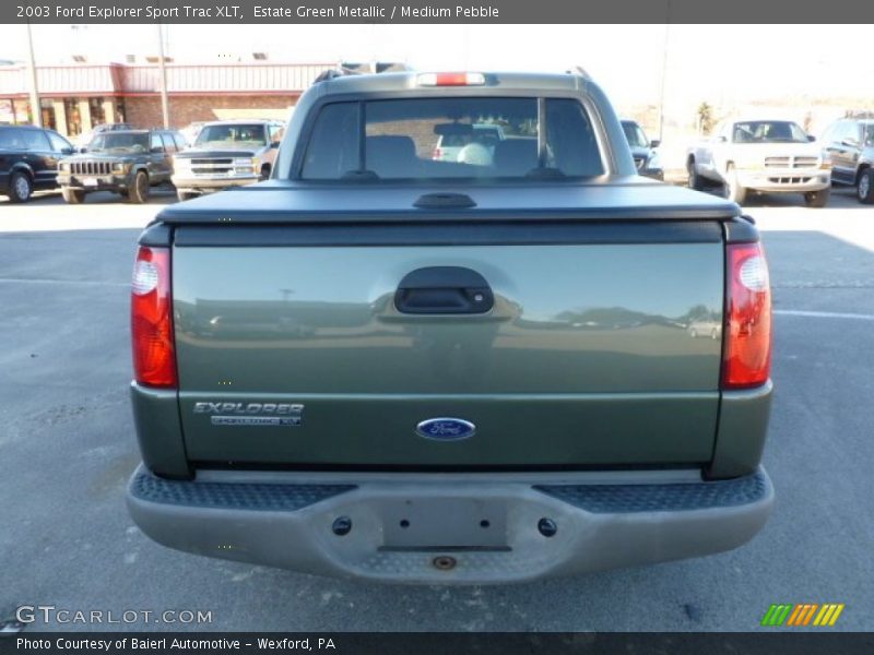 Estate Green Metallic / Medium Pebble 2003 Ford Explorer Sport Trac XLT