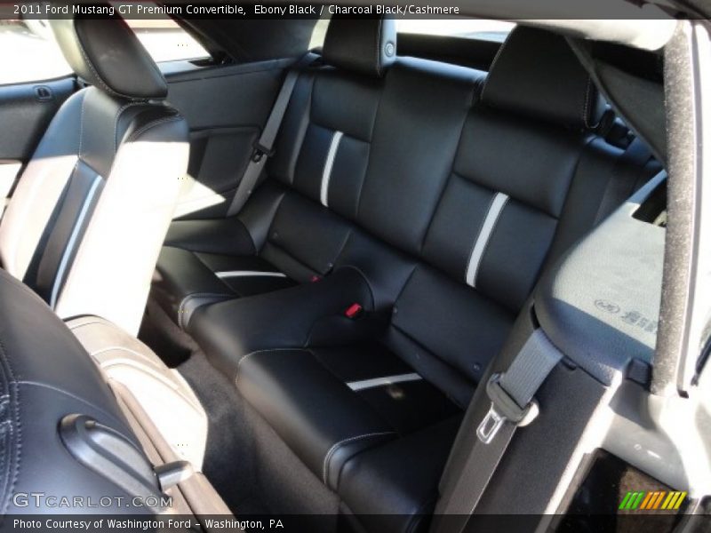 Ebony Black / Charcoal Black/Cashmere 2011 Ford Mustang GT Premium Convertible